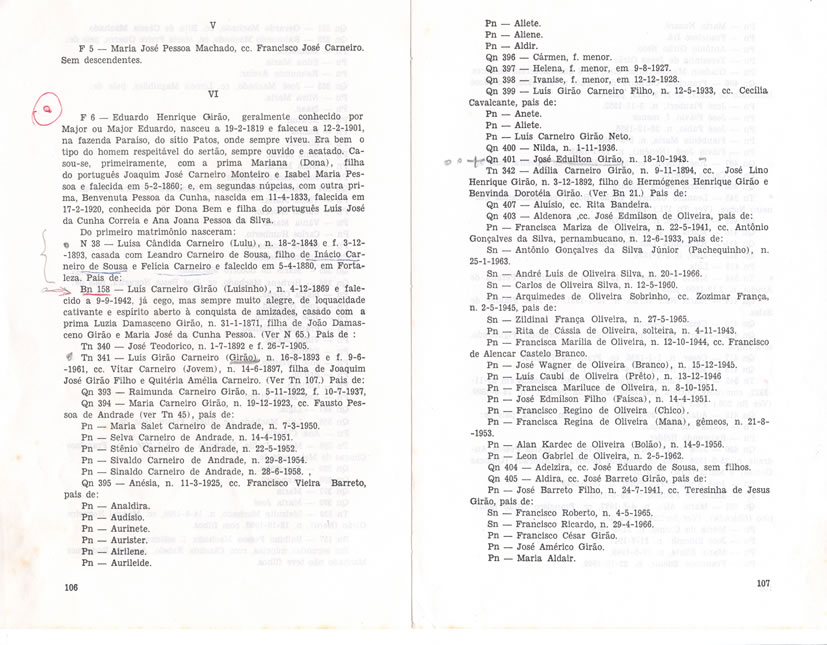 Os Girões — Págs. 106 e 107