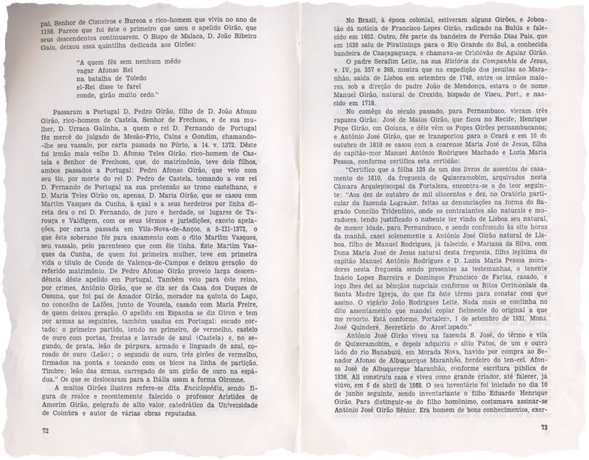 Os Girões — Págs. 72 e 73