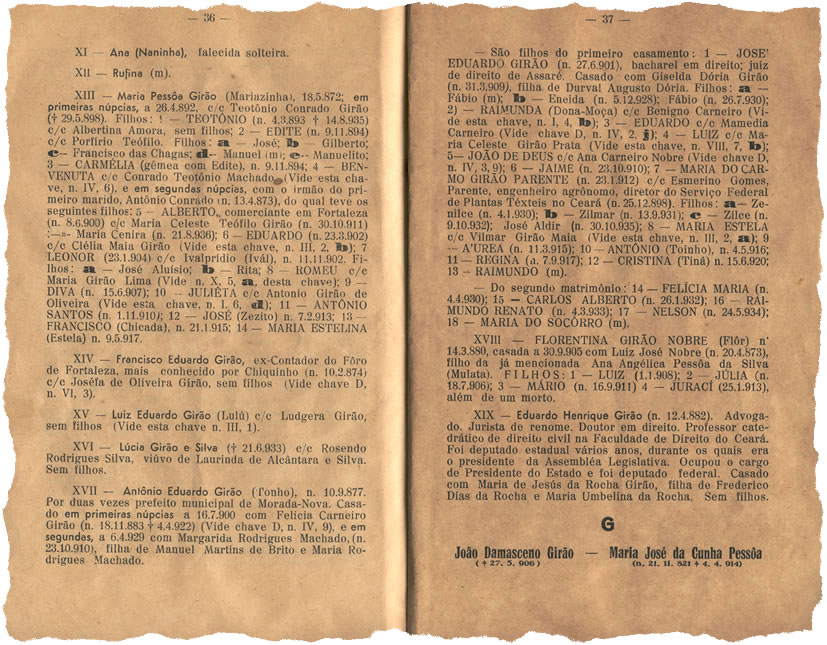 Esboço de uma Genealogia — Págs. 36 e 37