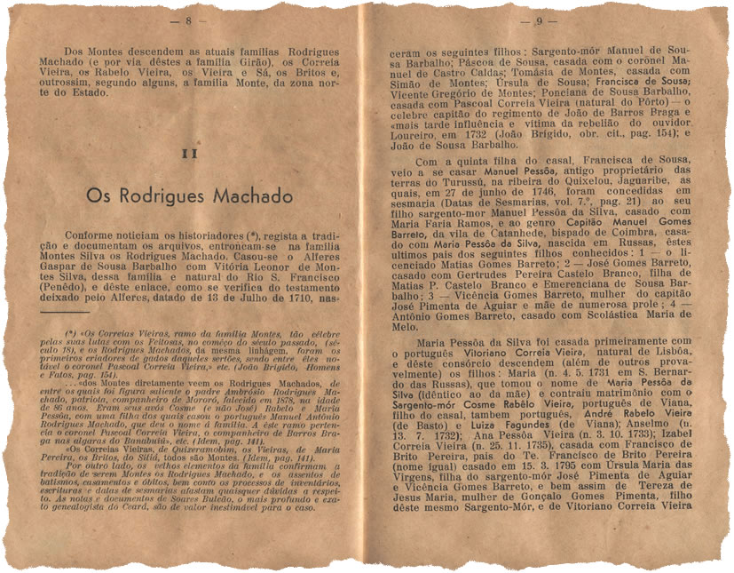 Esboço de uma Genealogia — Págs. 8 e 9