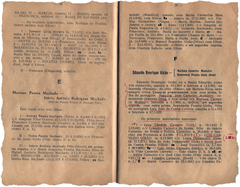 Esboço de uma Genealogia — Págs. 28 e 29