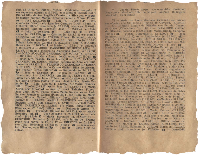 Esboço de uma Genealogia — Págs. 24 e 25