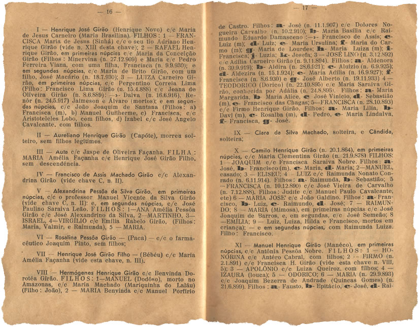 Esboço de uma Genealogia — Págs. 16 e 17